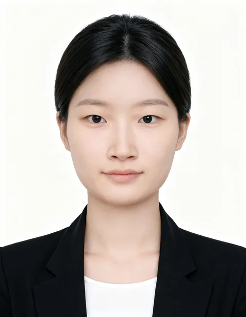 20대 여성 고객의 인핸즈 AI 증명사진 제작 결과 (5번째 사진)